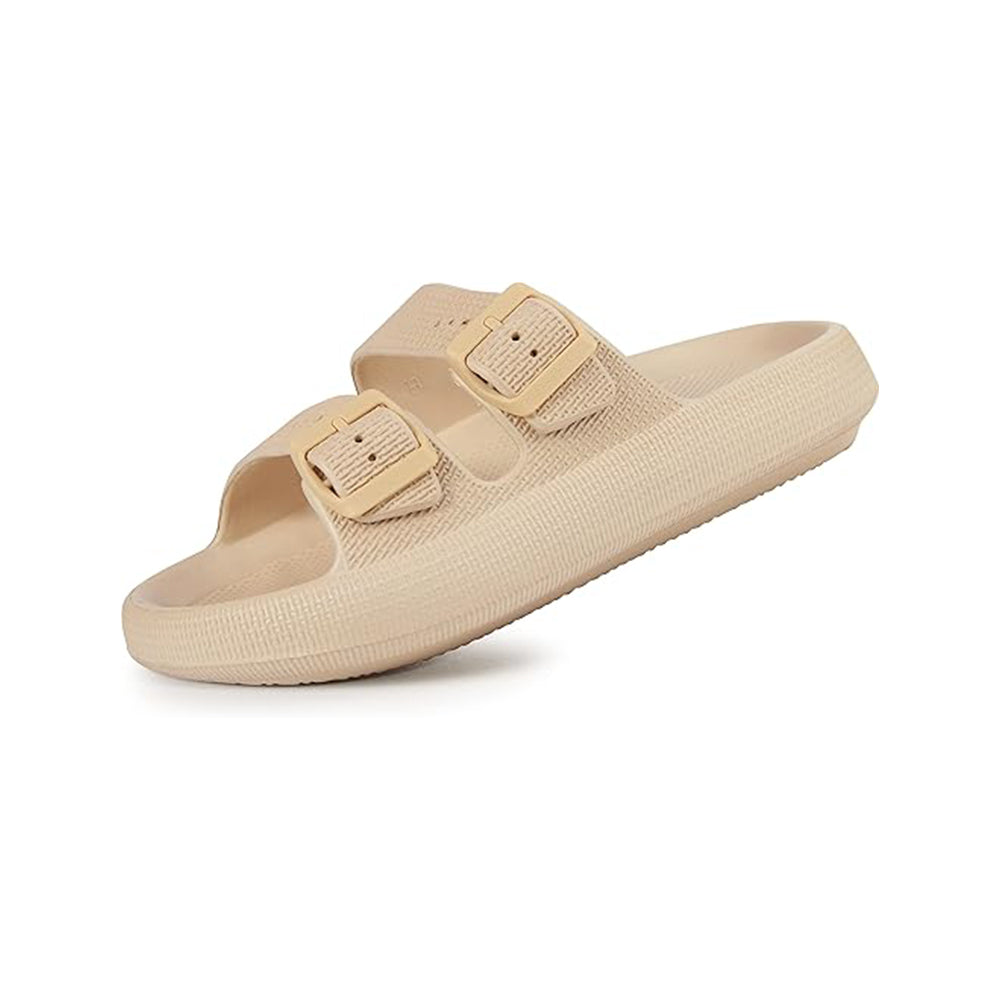 Adjustable Comfort Slides with Dual Buckles