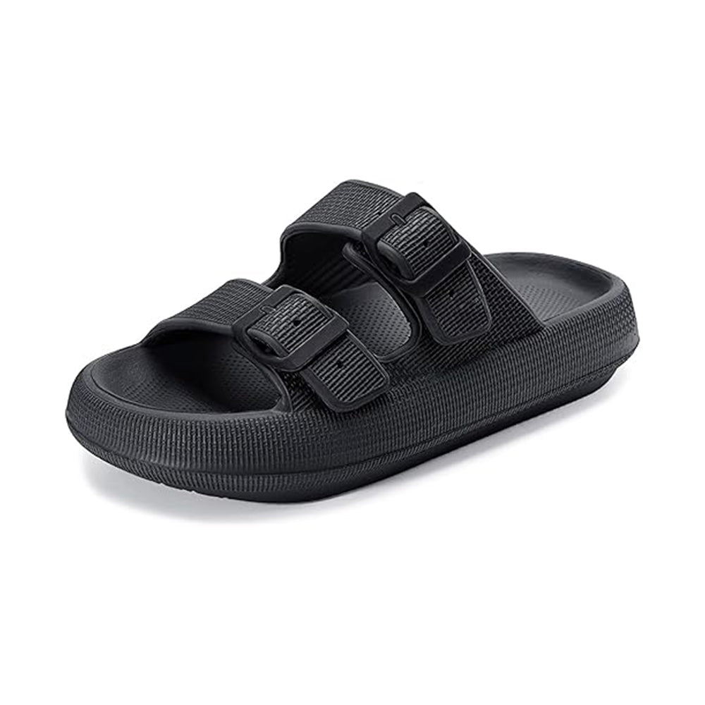 Adjustable Comfort Slides with Dual Buckles