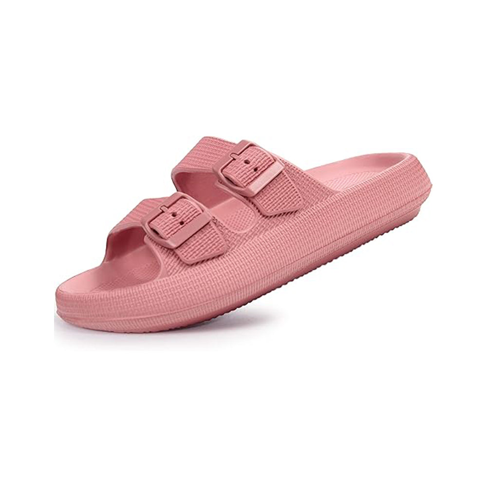 Adjustable Comfort Slides with Dual Buckles