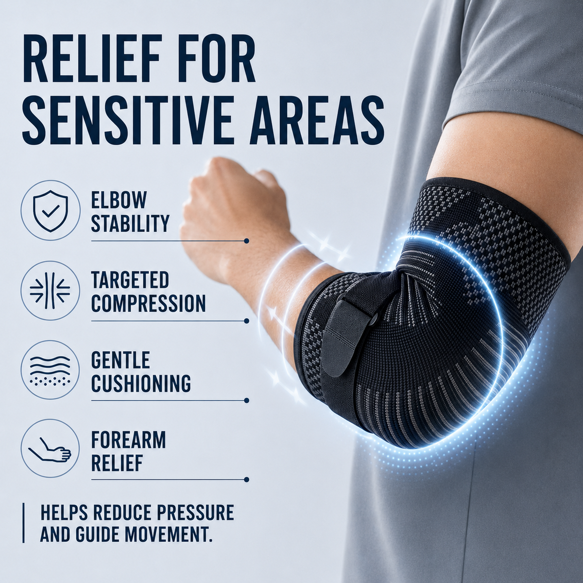 Adjustable Compression Elbow Sleeve