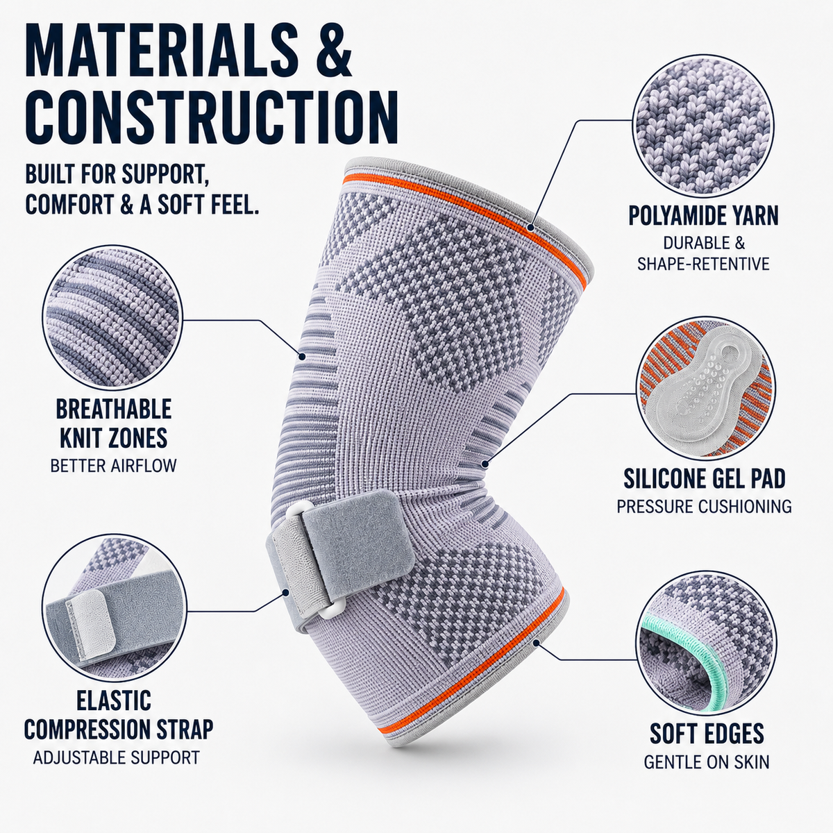 Adjustable Compression Elbow Sleeve