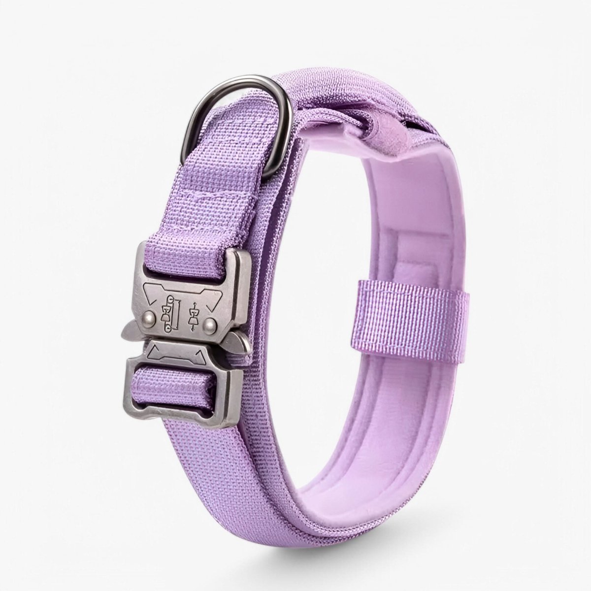 Adjustable Heavy-Duty Waterproof Nylon Dog Collar with Ergonomic Handle for Medium and Large Dogs