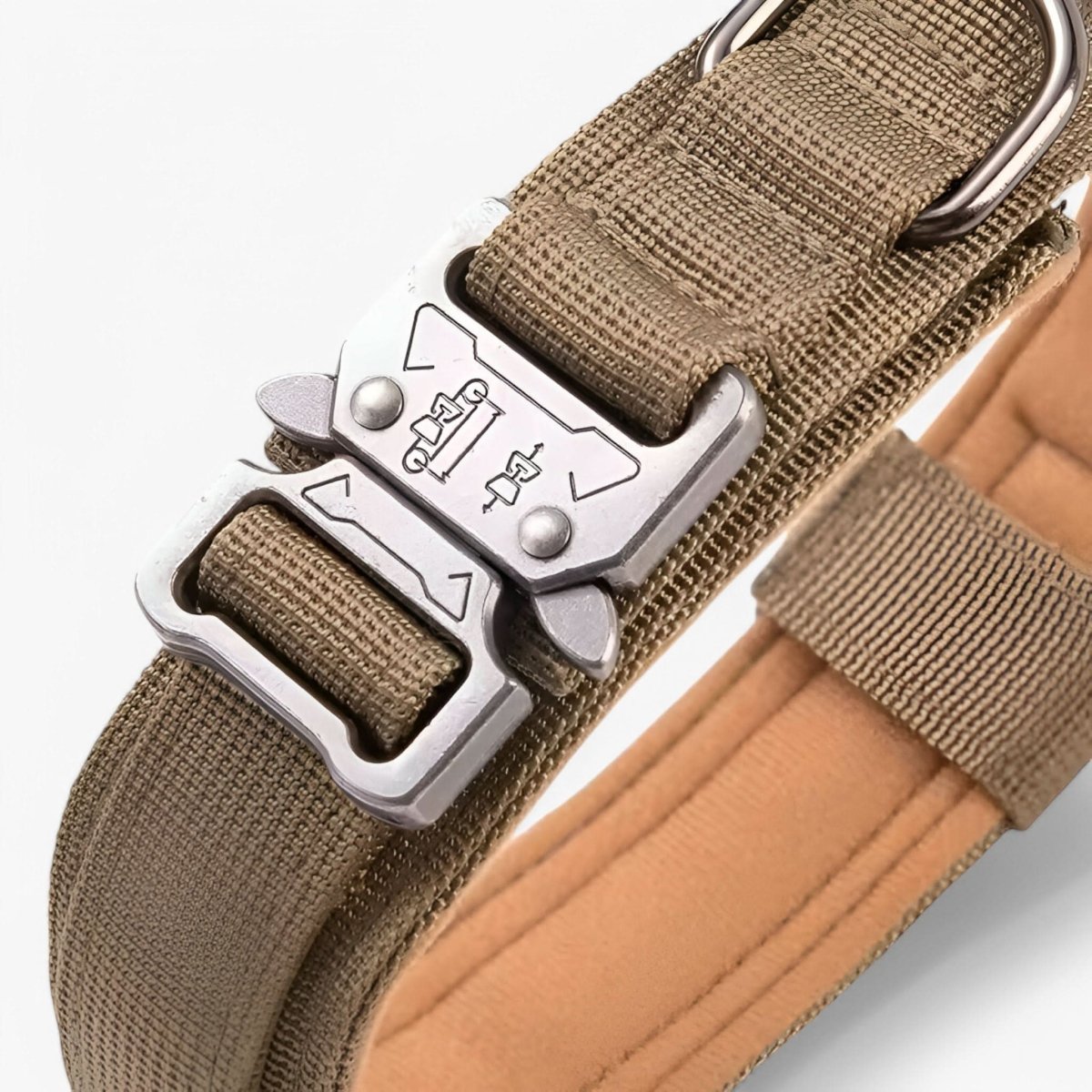 Adjustable Heavy-Duty Waterproof Nylon Dog Collar with Ergonomic Handle for Medium and Large Dogs