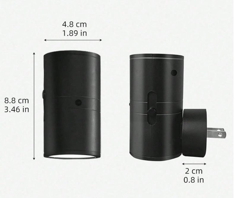 Adjustable LED Night Light with Dusk-to-Dawn Sensor