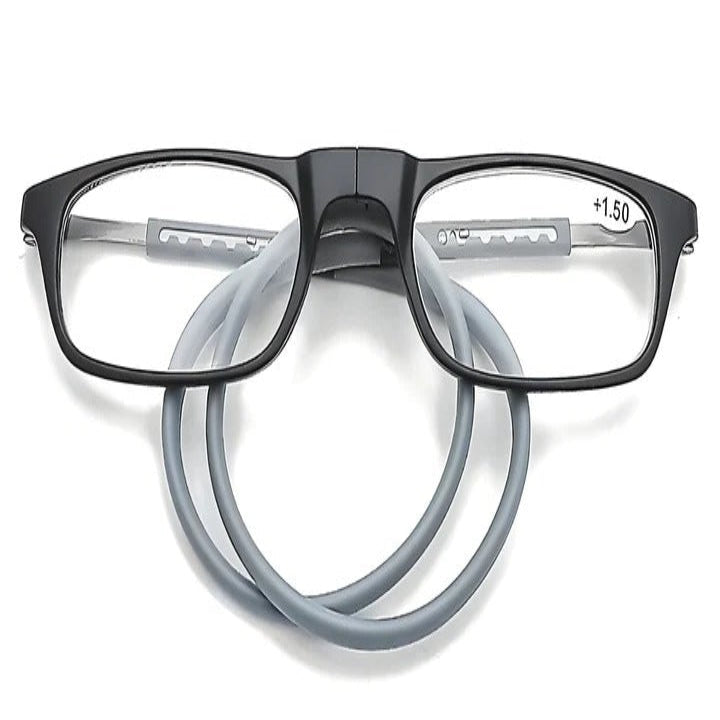 Adjustable Reading Glasses with Magnetic Neck Strap