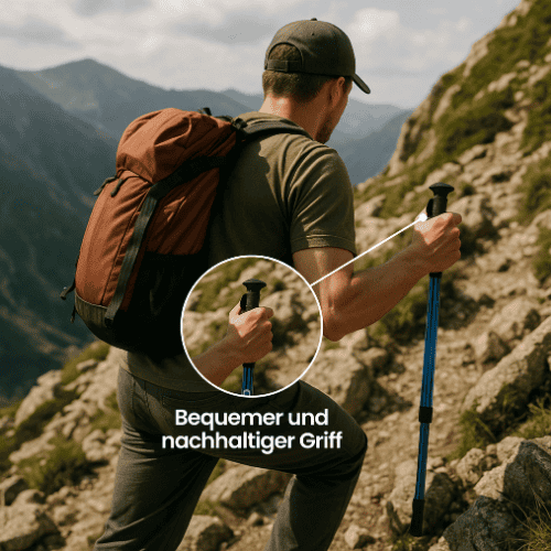 Adjustable Trekking Poles for Stability and Comfort