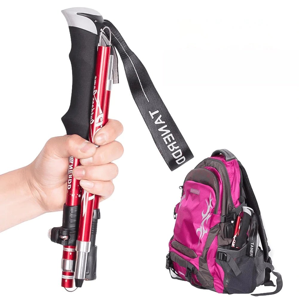 Adjustable Trekking Poles – Telescopic and Collapsible Hiking Poles for Outdoor Adventures
