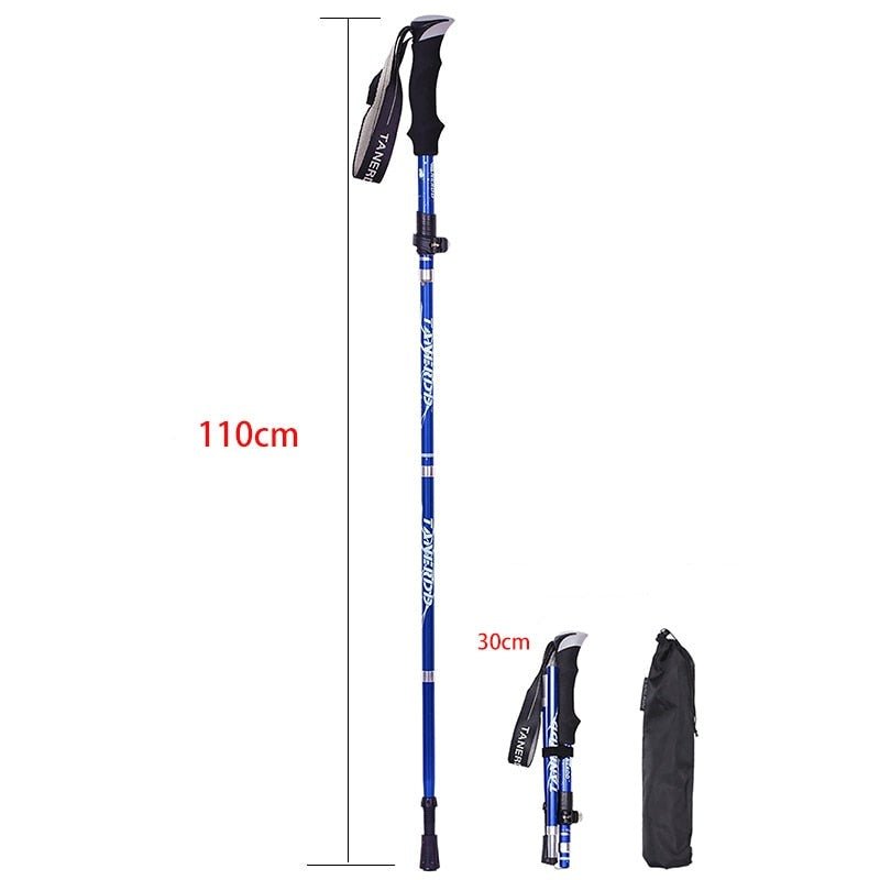 Adjustable Trekking Poles – Telescopic and Collapsible Hiking Poles for Outdoor Adventures