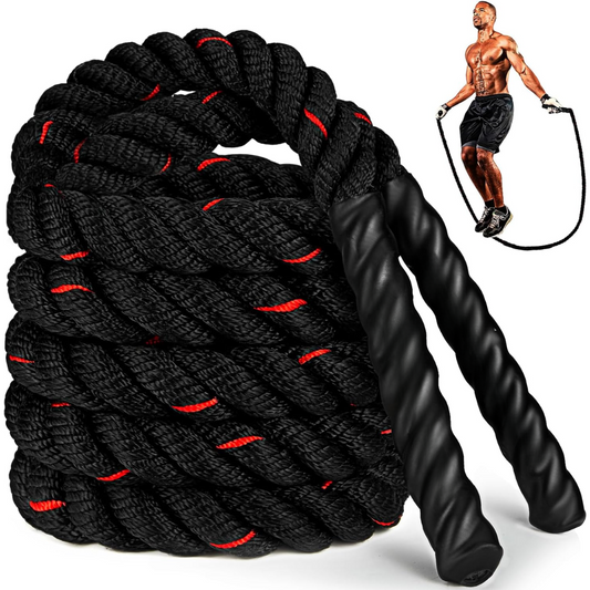 Adjustable Weighted Jump Rope – Heavy Training Rope