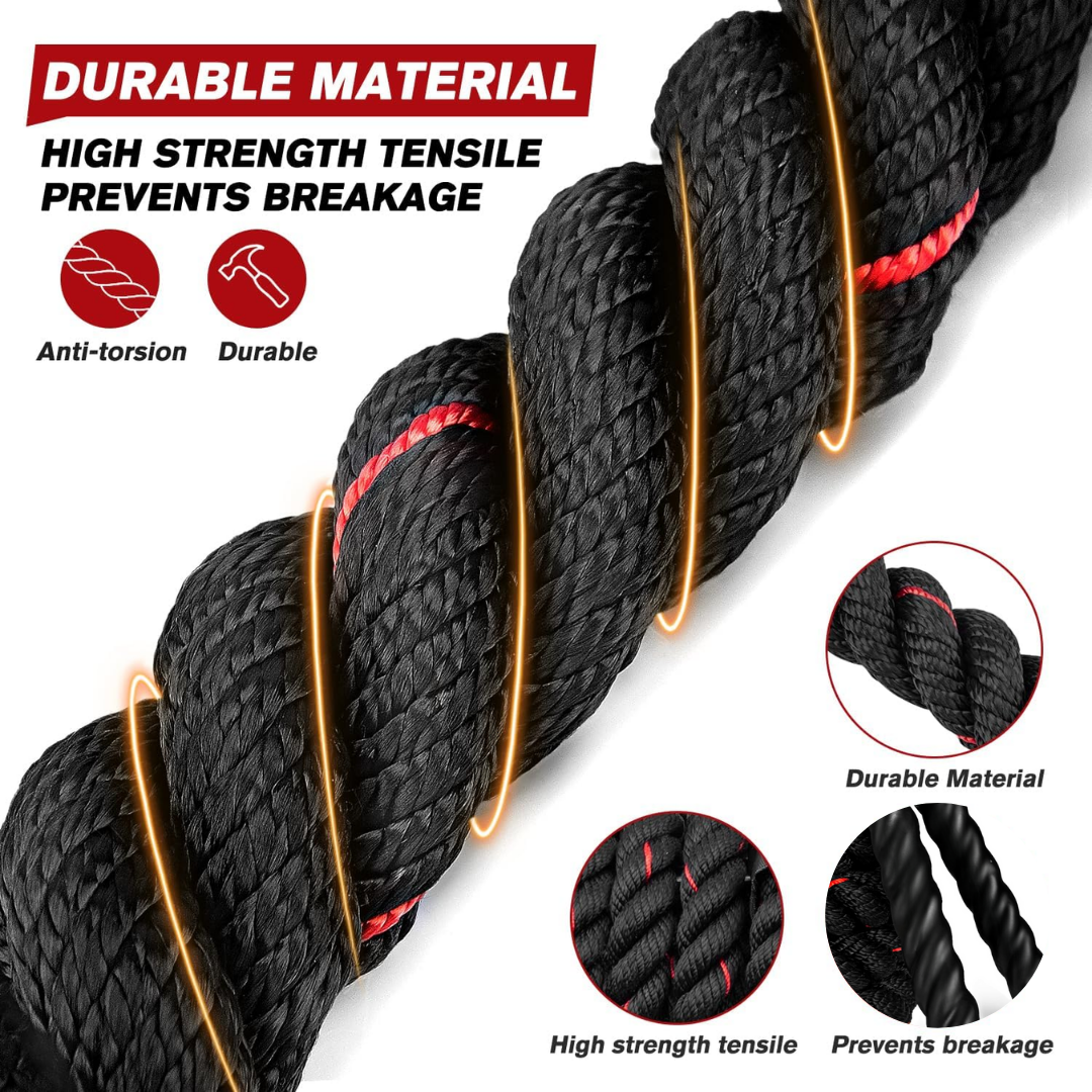 Adjustable Weighted Jump Rope – Heavy Training Rope