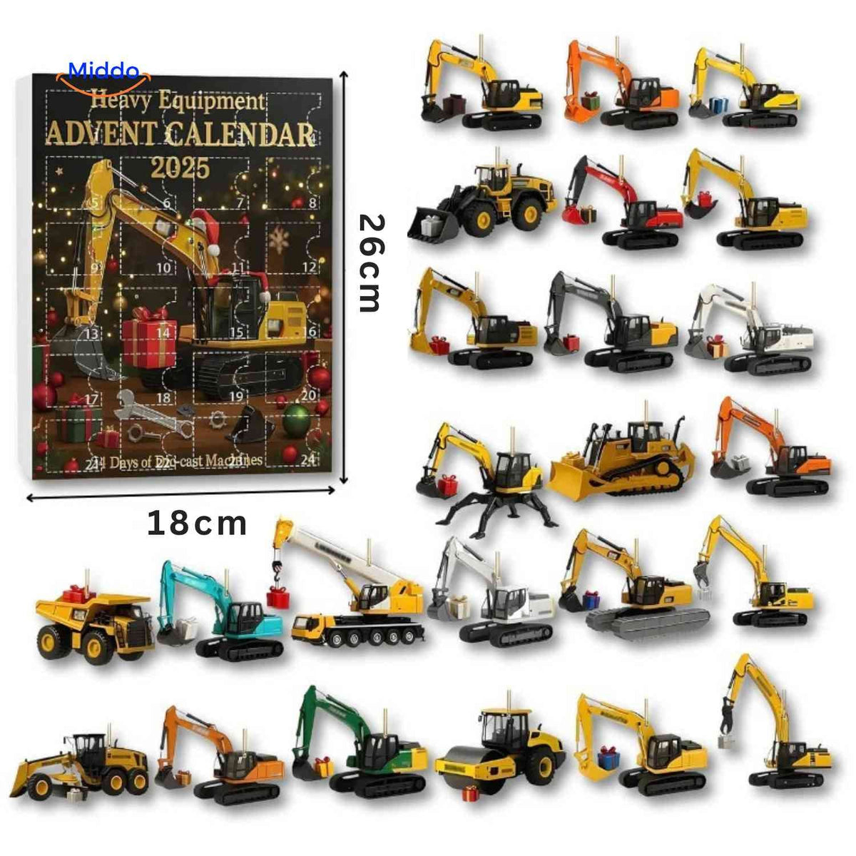 Advent Calendar | Construction Vehicles, 24 Surprises and Playful Fun
