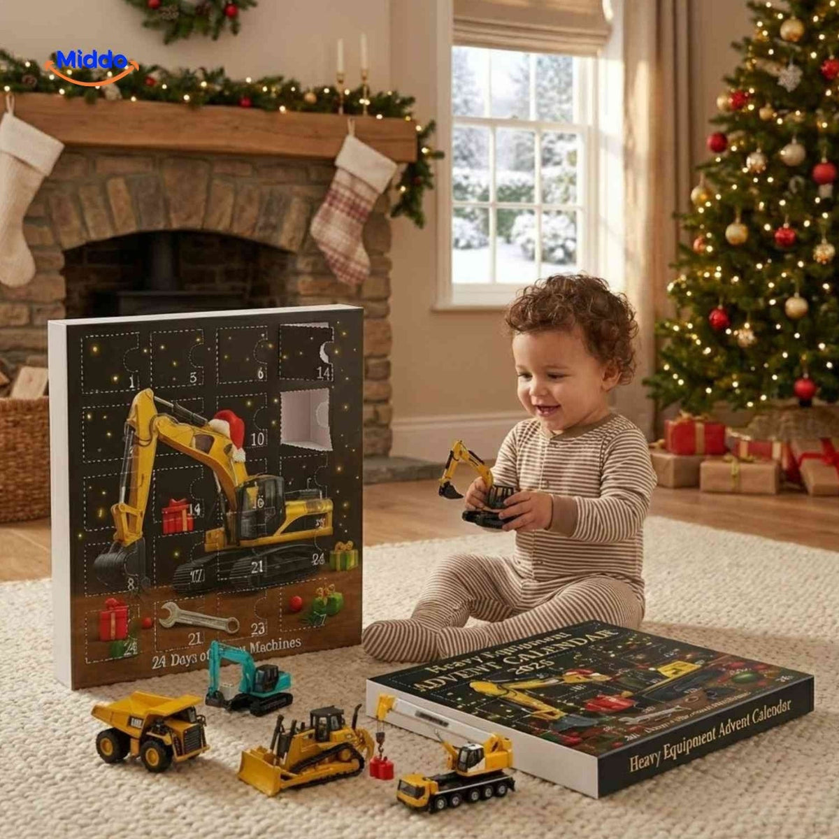 Advent Calendar | Construction Vehicles, 24 Surprises and Playful Fun