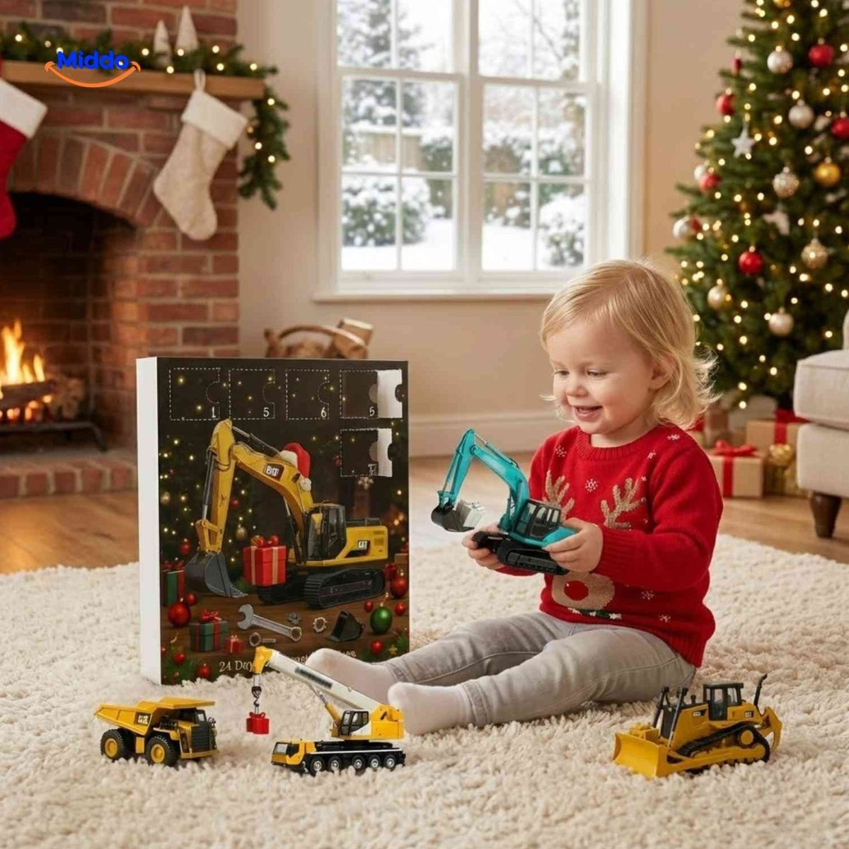 Advent Calendar | Construction Vehicles, 24 Surprises and Playful Fun