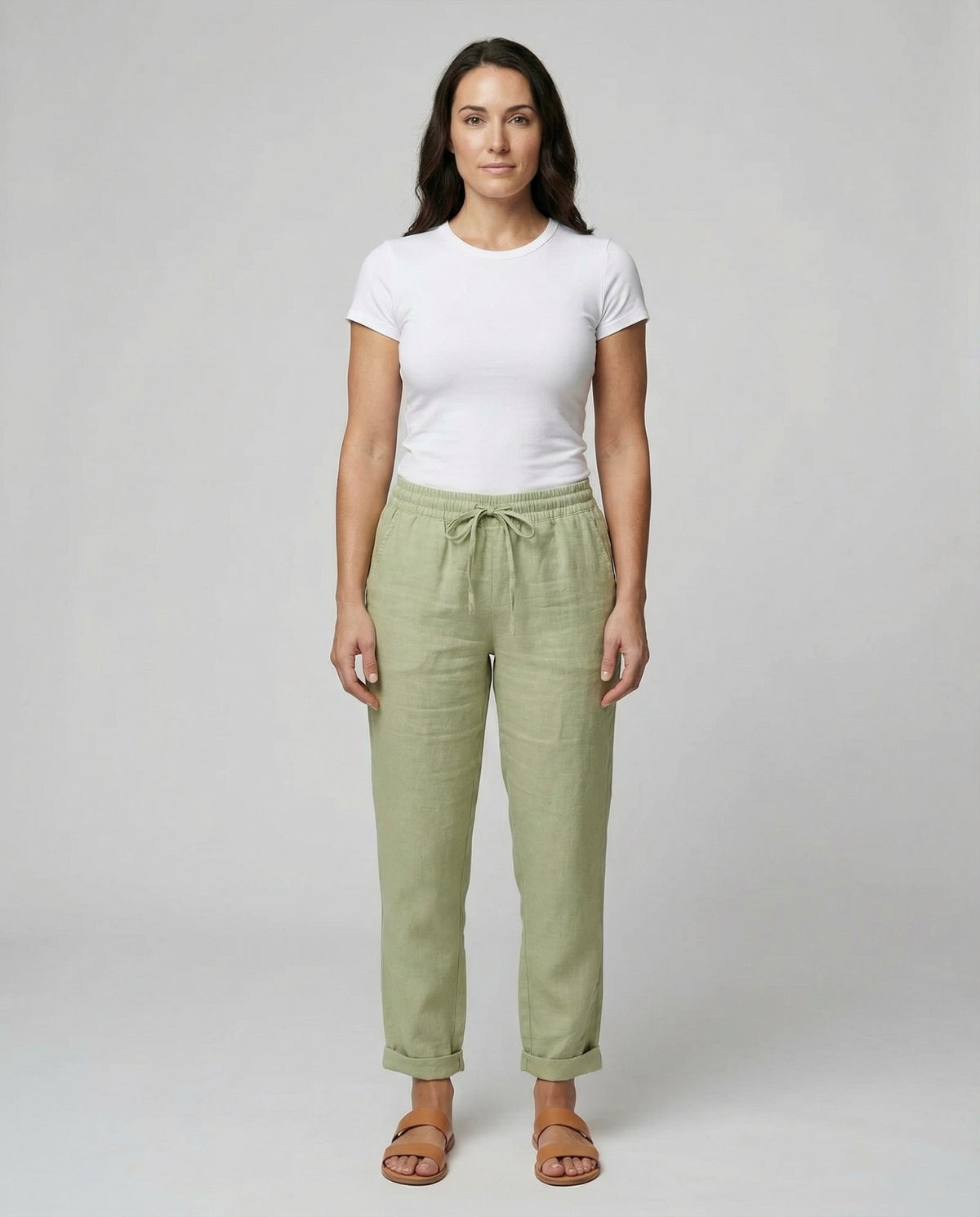 Airy and Elegant Women's Linen Trousers