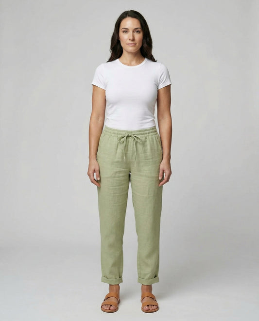 Airy and Elegant Women's Linen Trousers