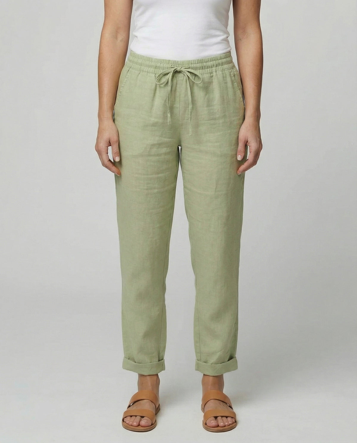 Airy and Elegant Women's Linen Trousers