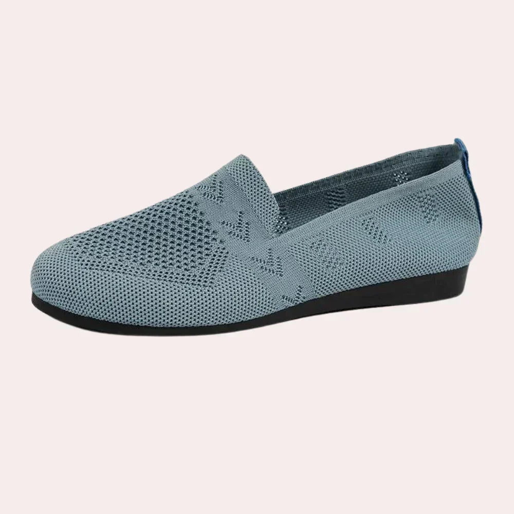 Airy Knit Slip-On Loafers