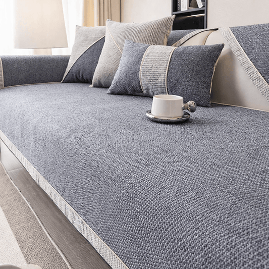All-Season Anti-Slip Cotton Linen Sofa Cover