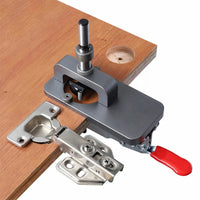 Aluminum Concealed Hinge Drilling Jig for Accurate Installation