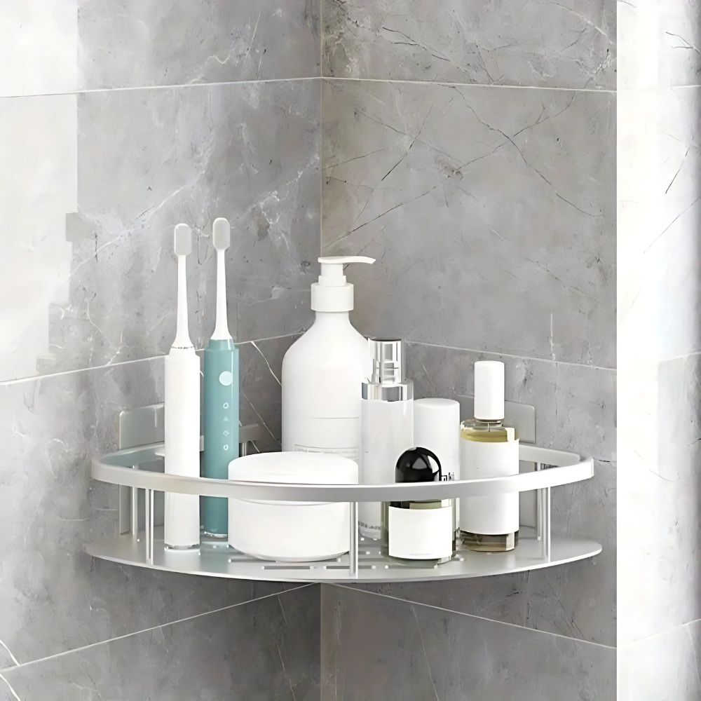 Aluminum Shower Corner Storage Shelf