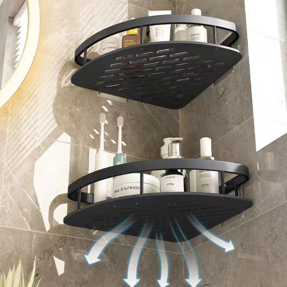 Aluminum Shower Corner Storage Shelf