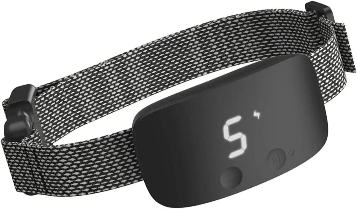 Anti-Bark Dog Collar - Nylon - IP67 Waterproof - USB Rechargeable - Adjustable for All Breeds
