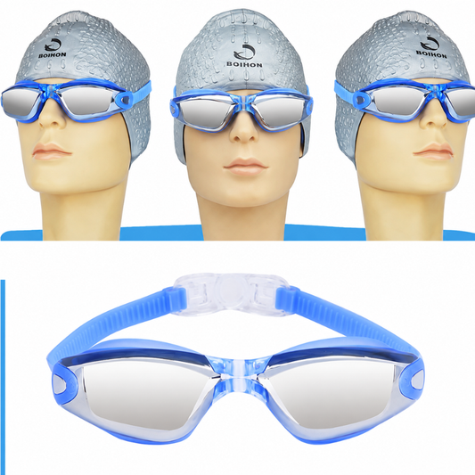 Anti-Fog Leak-Proof Triathlon Swim Goggles with UV Protection