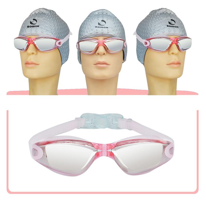 Anti-Fog Leak-Proof Triathlon Swim Goggles with UV Protection
