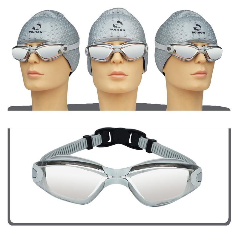 Anti-Fog Leak-Proof Triathlon Swim Goggles with UV Protection