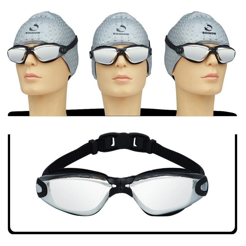 Anti-Fog Leak-Proof Triathlon Swim Goggles with UV Protection
