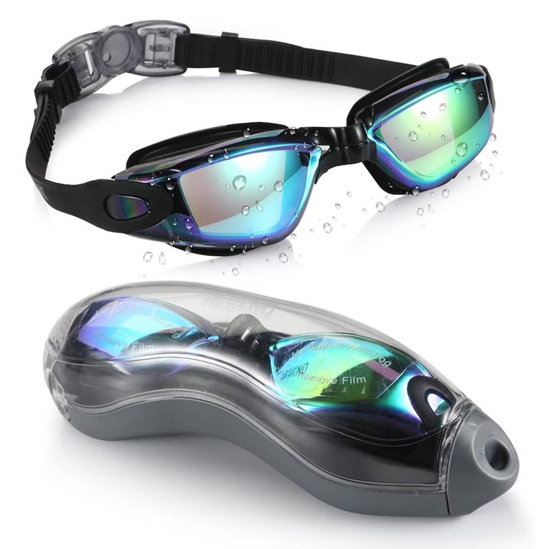 Anti-Fog Leak-Proof Triathlon Swim Goggles with UV Protection