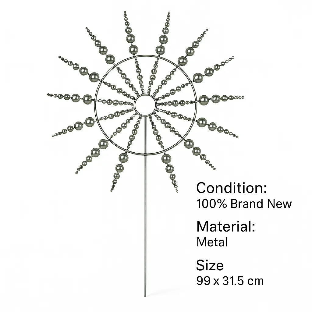 Anti-Rust Kinetic Metal Wind Spinner Windmill for Outdoor Garden Decor & Landscaping