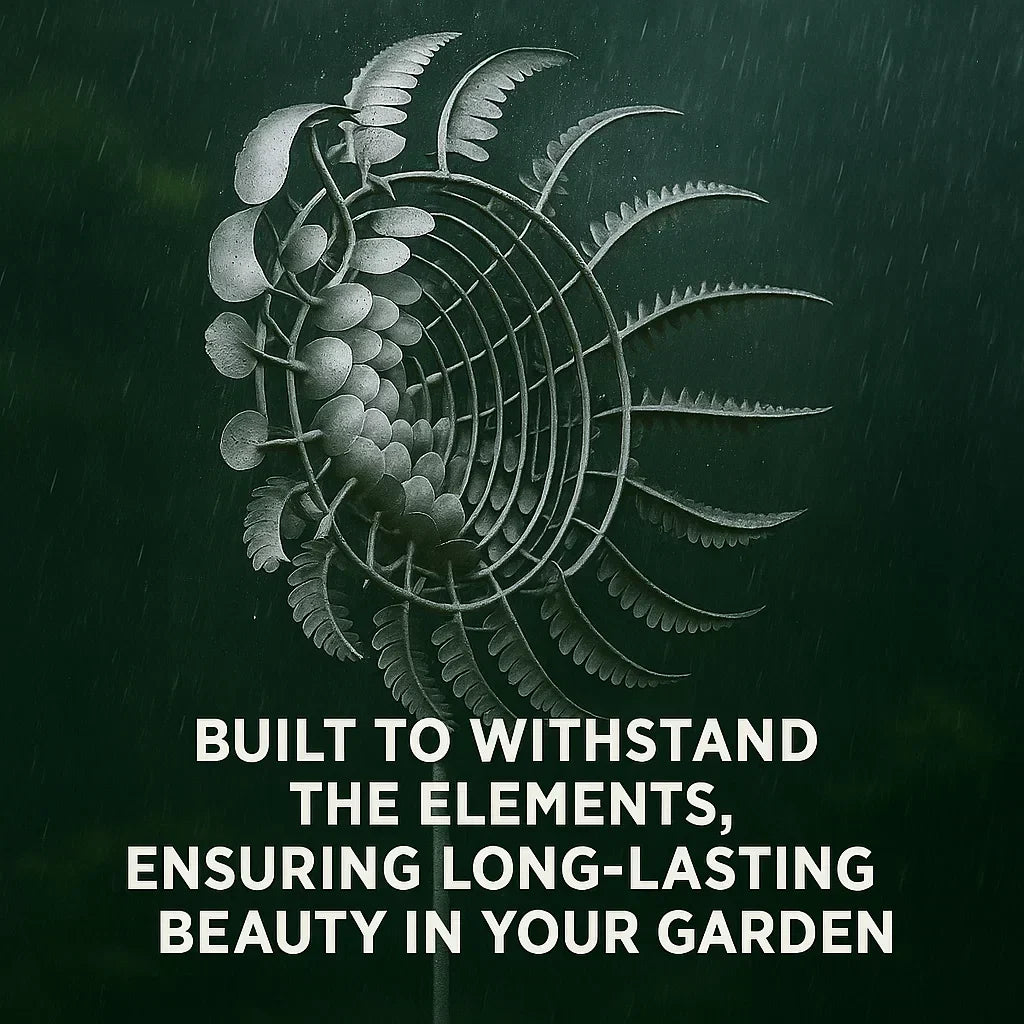 Anti-Rust Kinetic Metal Wind Spinner Windmill for Outdoor Garden Decor & Landscaping