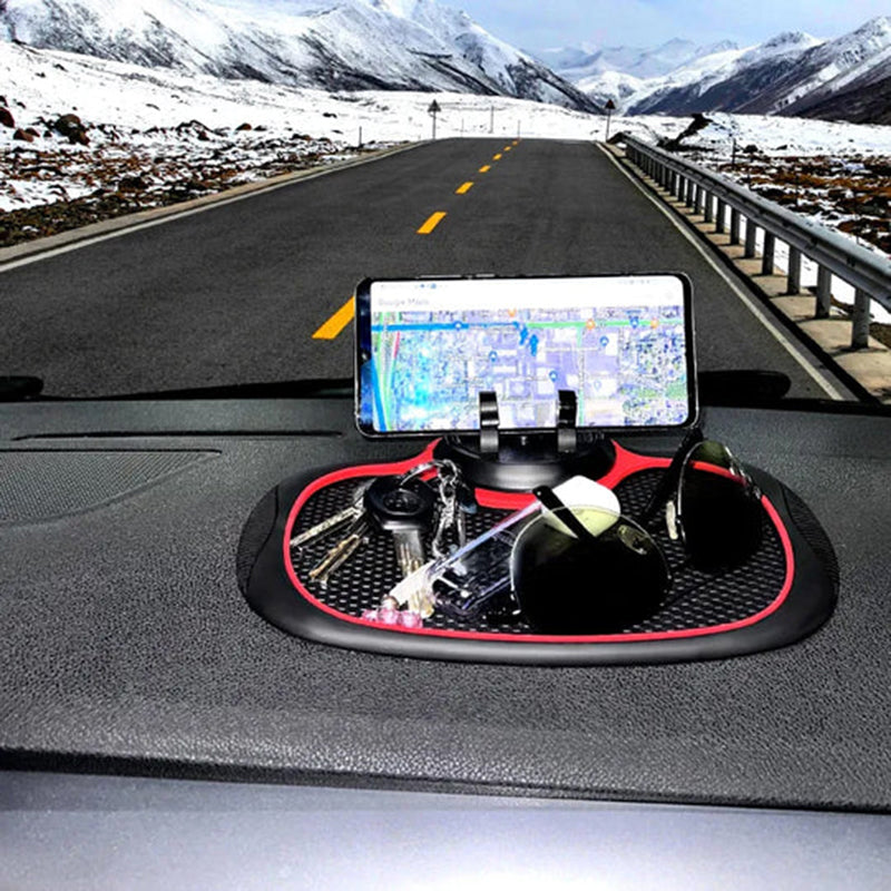 Anti-Slip Car Dashboard Phone Mount with Mat