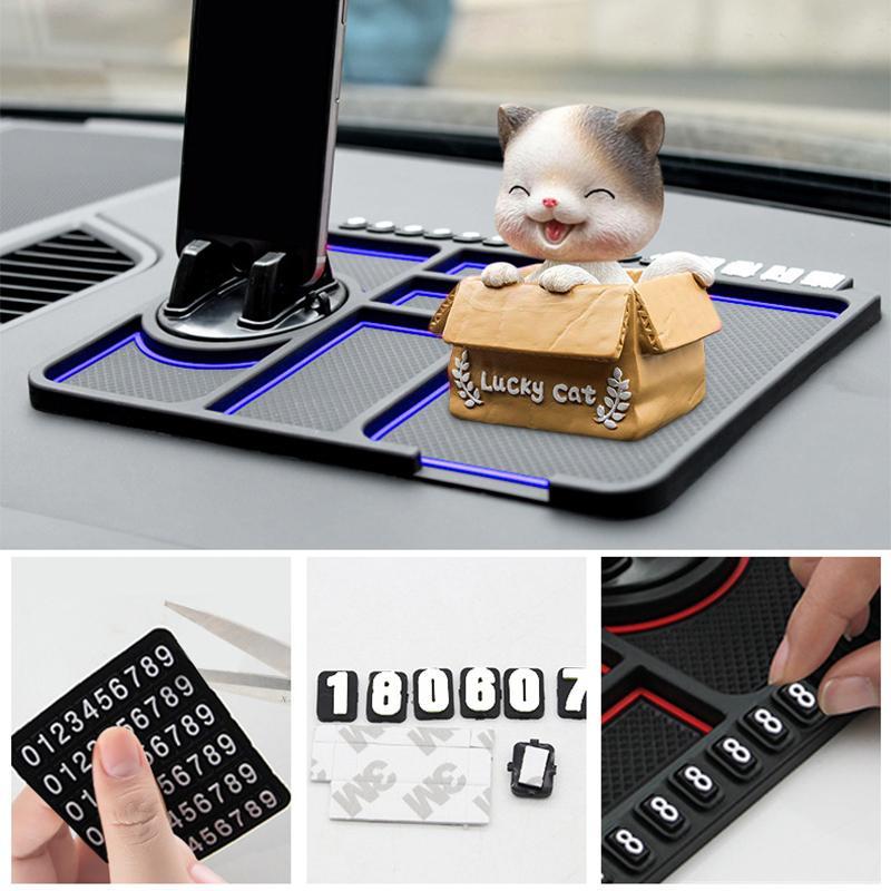 Anti-Slip Mat with Phone Holder - Multifunctional for Car