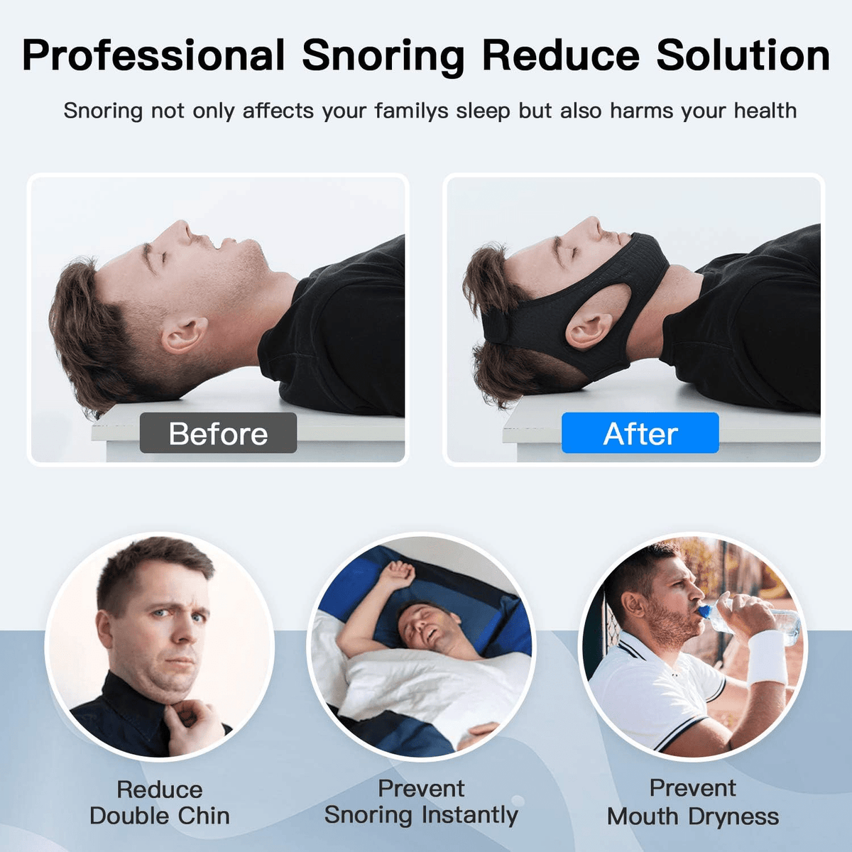 Anti-Snoring Chin Strap | Effective Snoring Solution