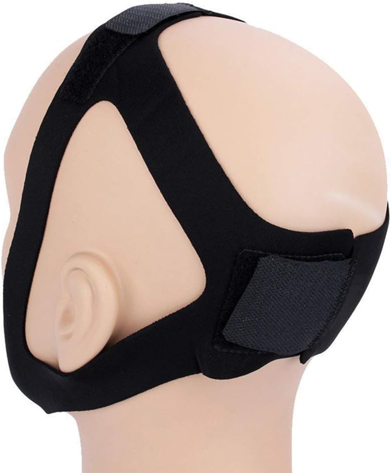 Anti-Snoring Chin Strap in Breathable Neoprene – Reduces Snoring and Ensures a Comfortable Night's Sleep