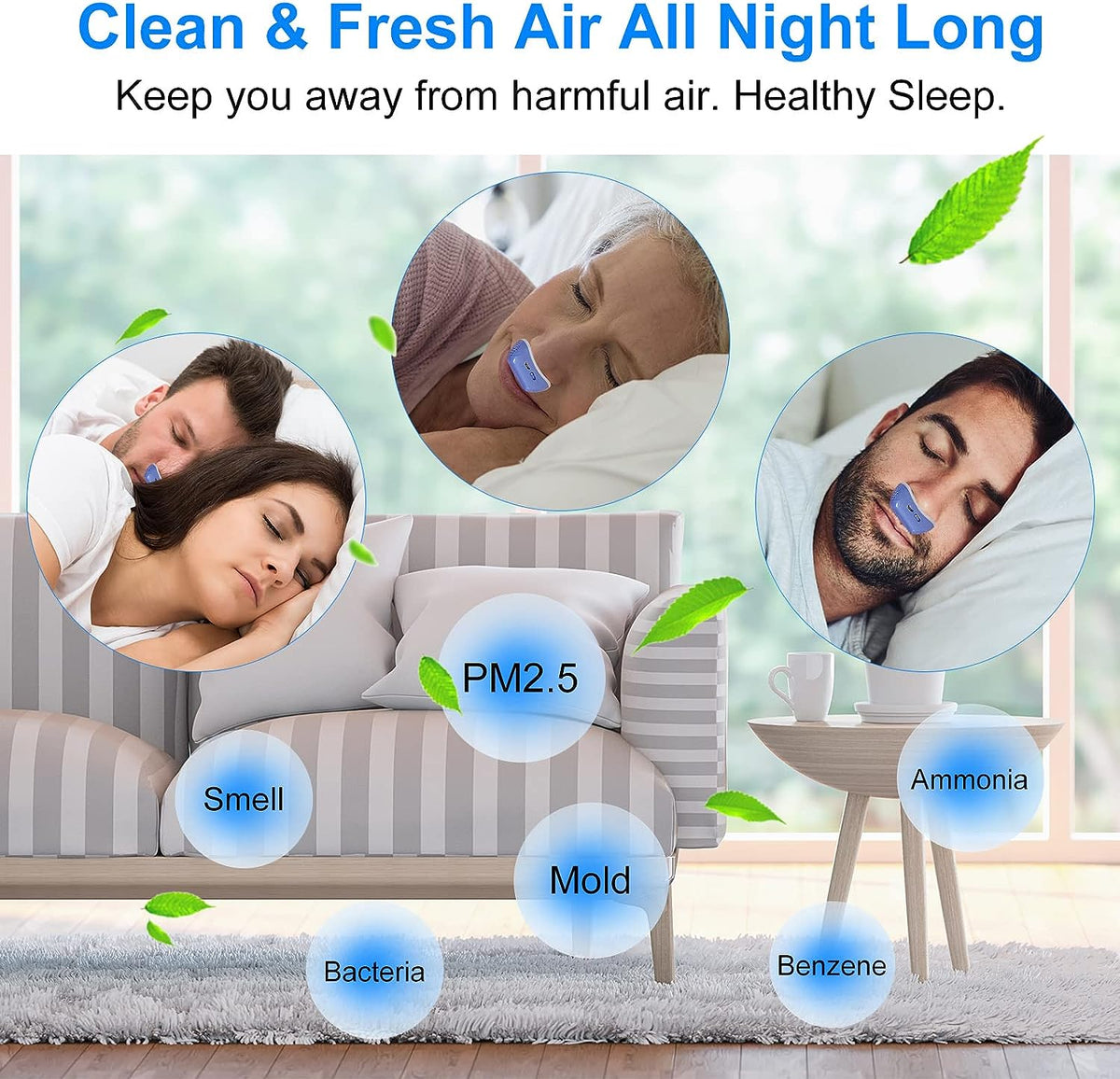 Anti-Snoring Micro CPAP Device
