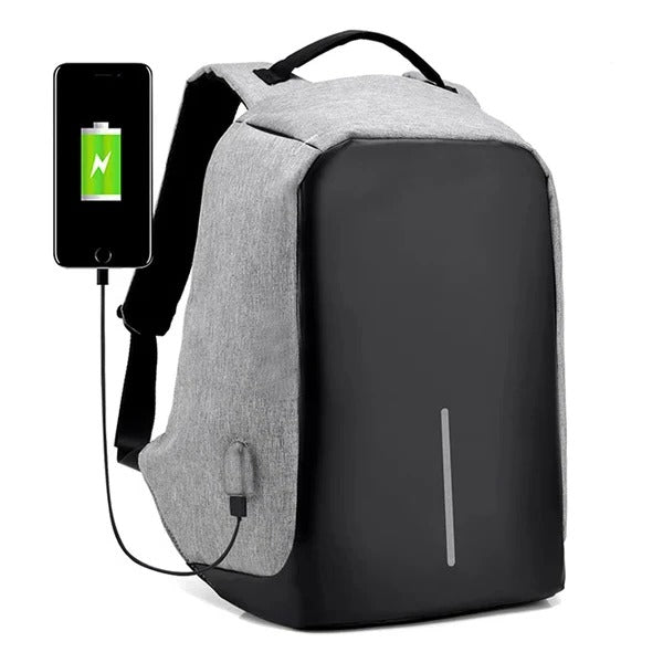 Anti-Theft Backpack With USB Charging Port