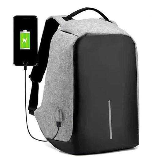 Anti-Theft Backpack With USB Charging Port