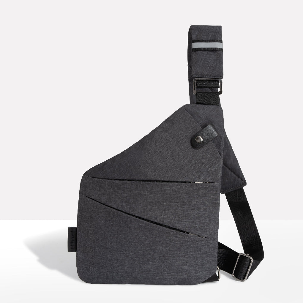 Anti-Theft Crossbody Bag with Hidden Zipper