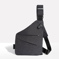 Anti-Theft Crossbody Bag with Hidden Zipper
