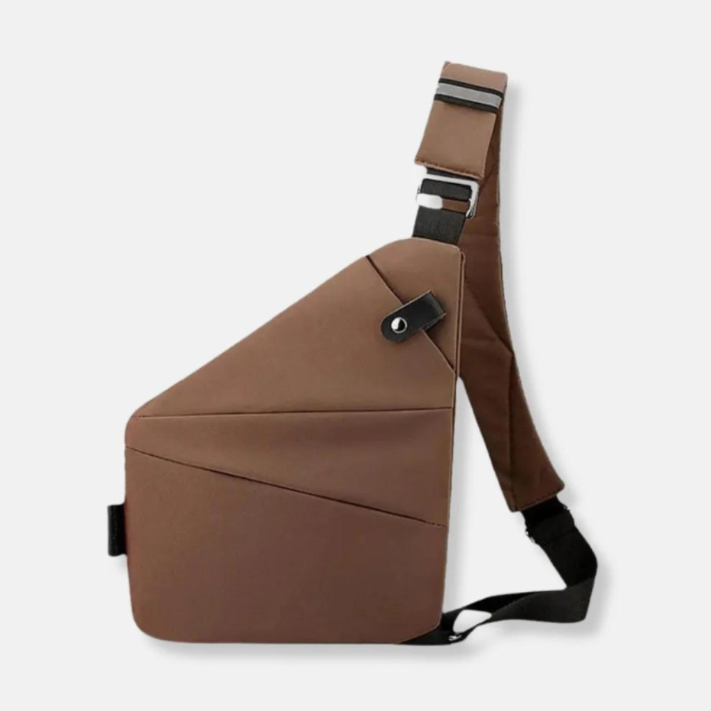 Anti-Theft Crossbody Bag with Hidden Zipper