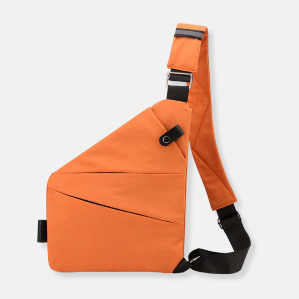 Anti-Theft Crossbody Bag with Hidden Zipper