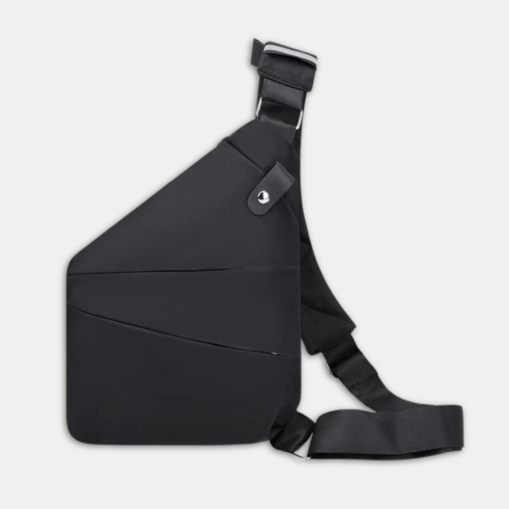 Anti-Theft Crossbody Bag with Hidden Zipper