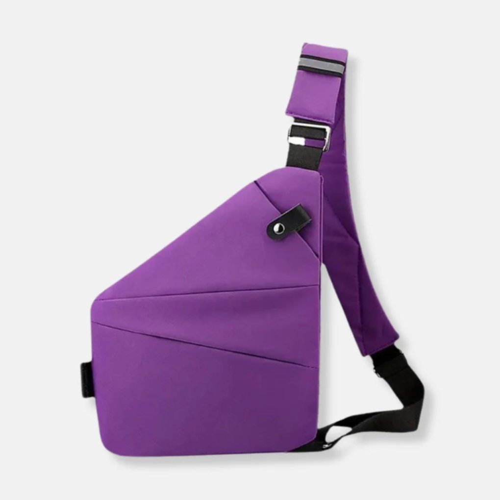 Anti-Theft Crossbody Bag with Hidden Zipper