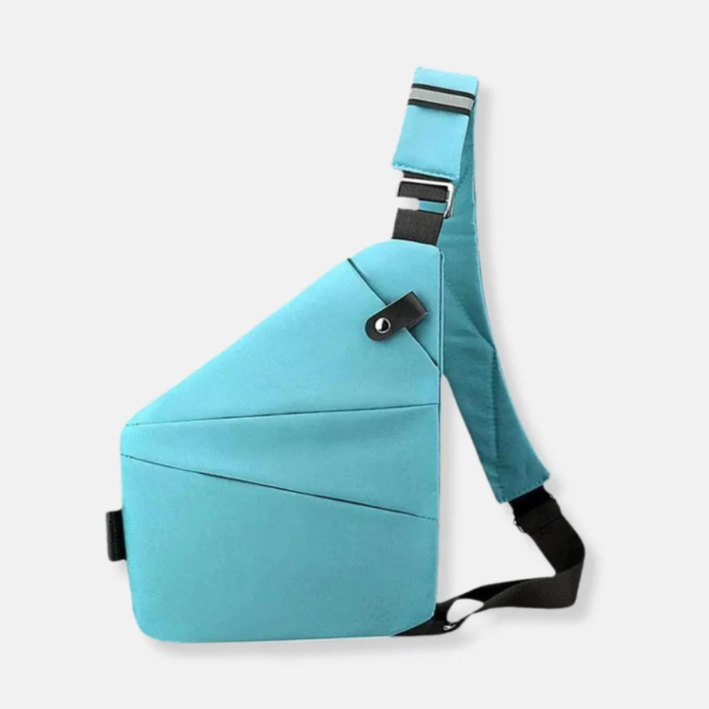 Anti-Theft Crossbody Bag with Hidden Zipper