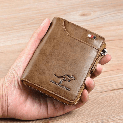 Anti-Theft Leather Wallet