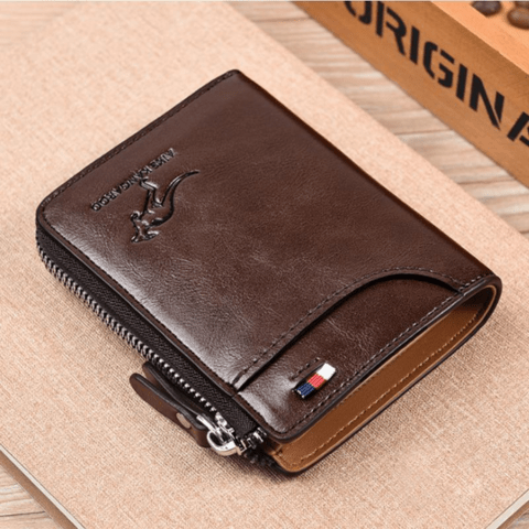 Anti-Theft Leather Wallet