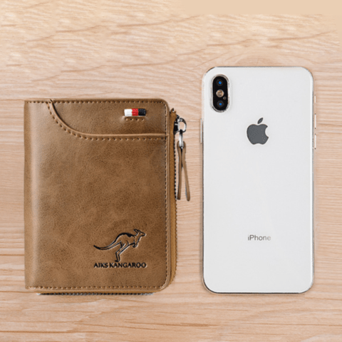 Anti-Theft Leather Wallet